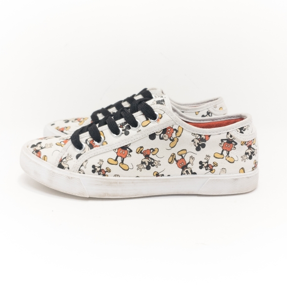 Disney Shoes - Disney Parks Classic Mickey Mouse Canvas Sneakers